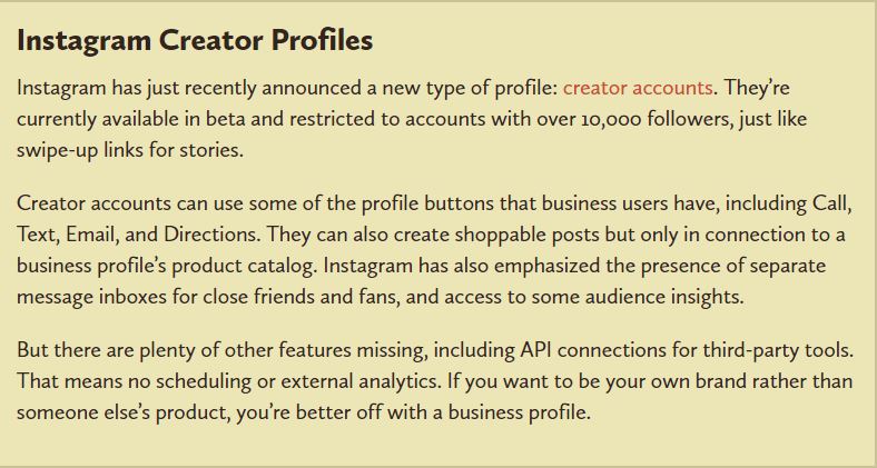 Instagram Creator Profiles Services Ground