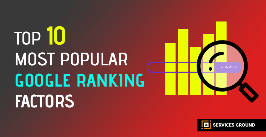 10 Most Popular Google Ranking Factors