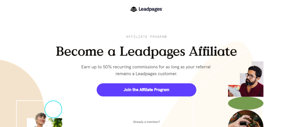 Leadpages affiliate